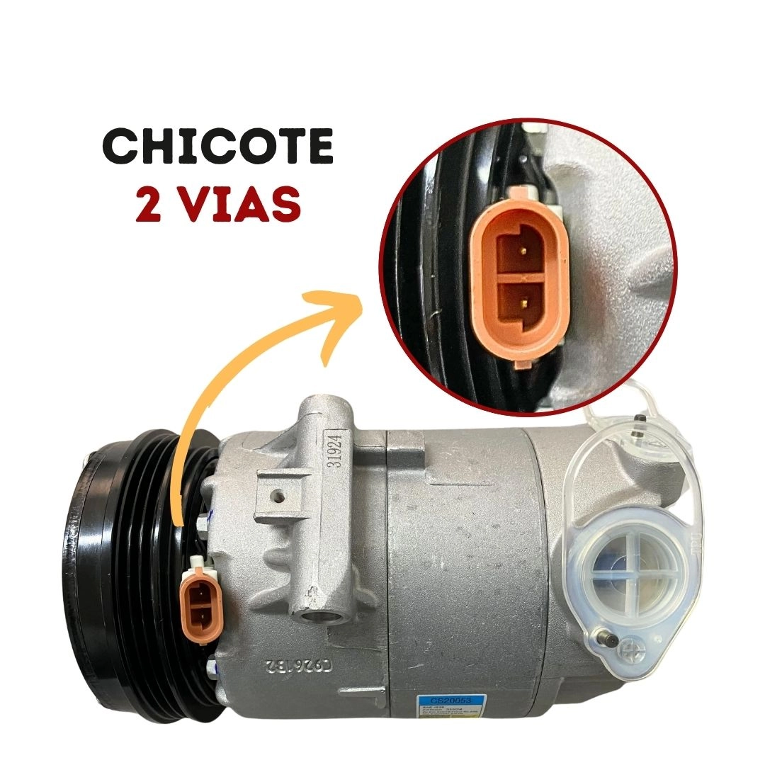 Compressor Ar Para Gol G5 G6 Polo Fox Saveiro Spacefox Voyage 1.0 1.6 2008 a 2015 Delphi CS20053