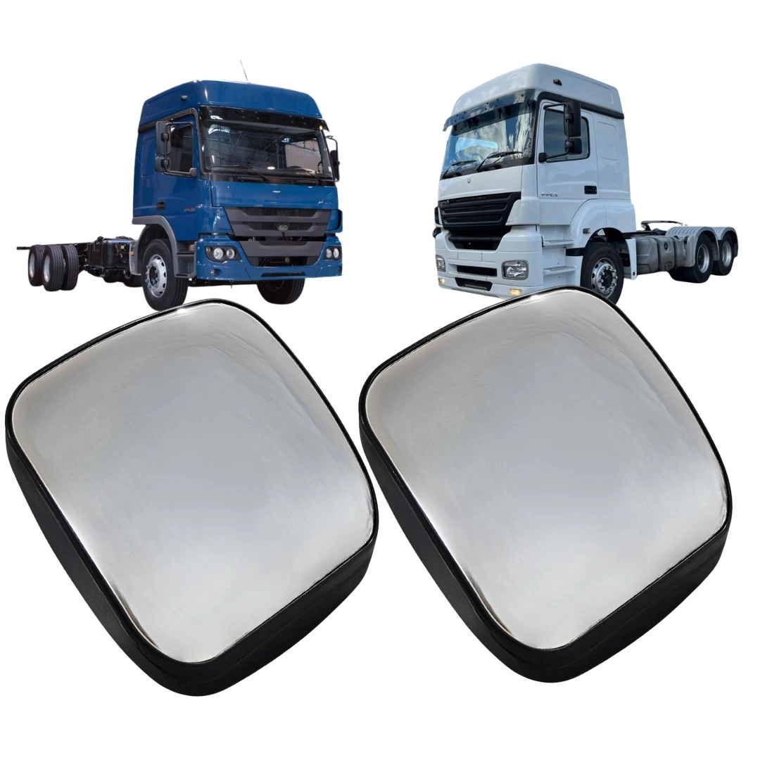 Par Espelho Auxiliar Do Retrovisor Para MB Atego Axor Fsk