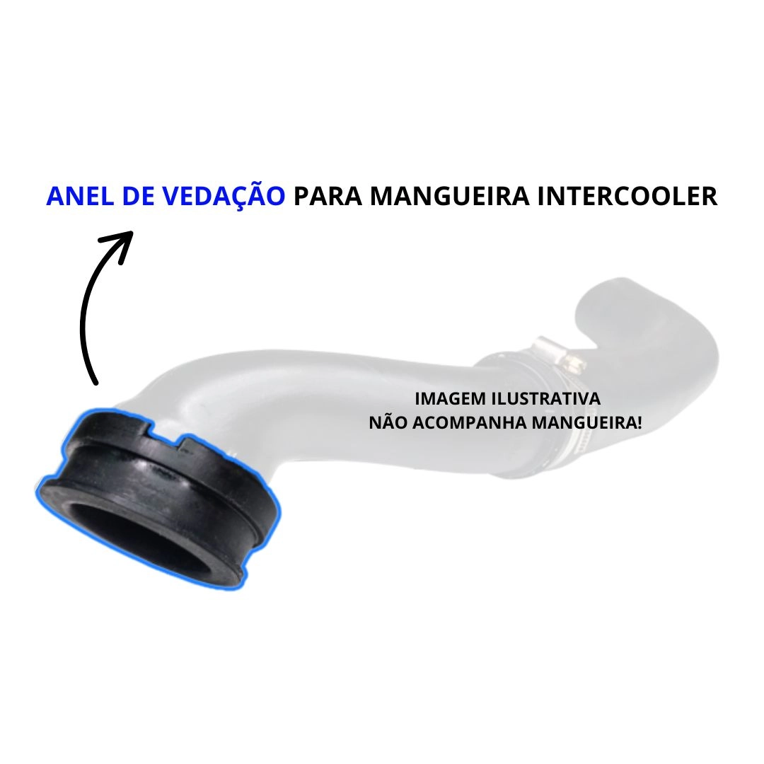 Anel da Mangueira Intercooler Para S10 2.8 2012 a 2013