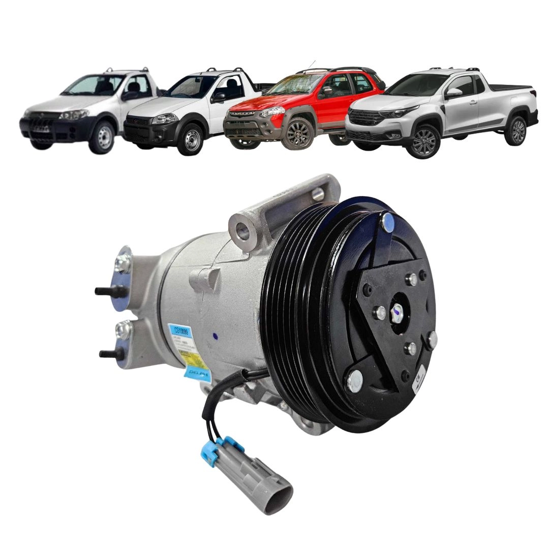 Compressor Ar Condicionado Para Strada 1.4 2005 a 2025 5PK