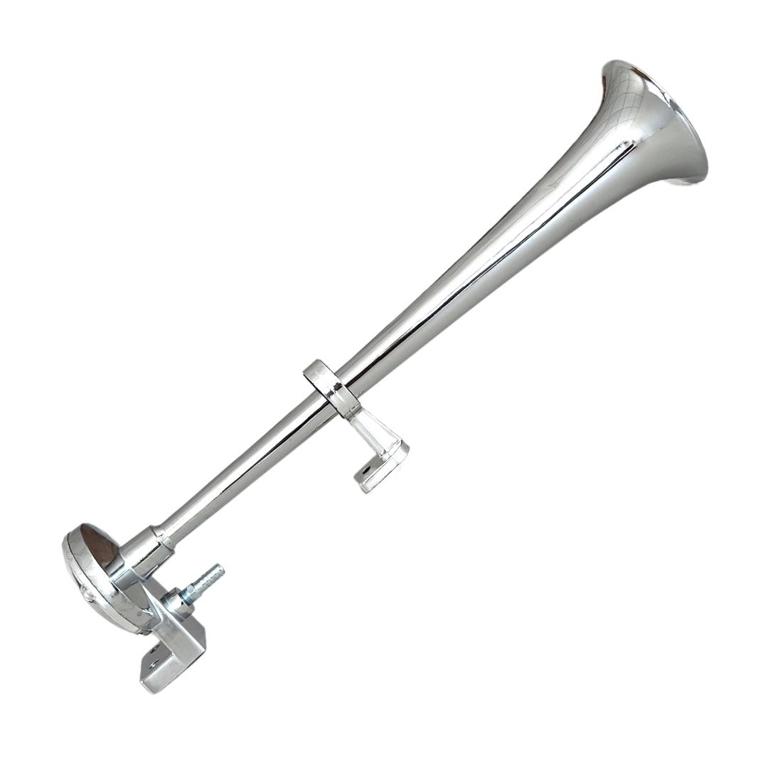 Buzina Caminhão Marítima Navio Cromada 45cm 12V C/Compressor Buzina Caminhão Marítima Navio Cromada 45cm 12V C/Compressor