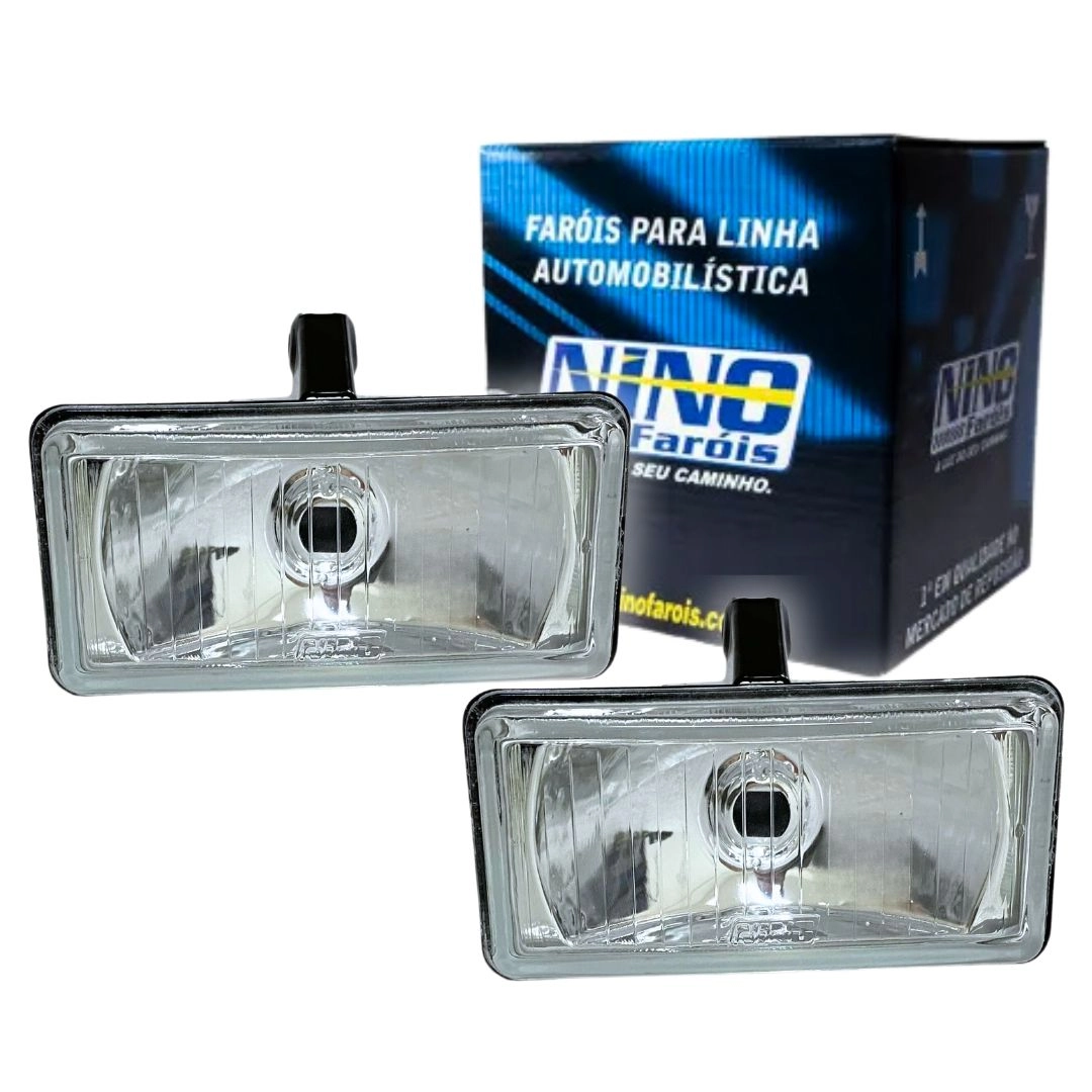 Par Farol Auxiliar Milha Retangular Universal H3 152x178mm