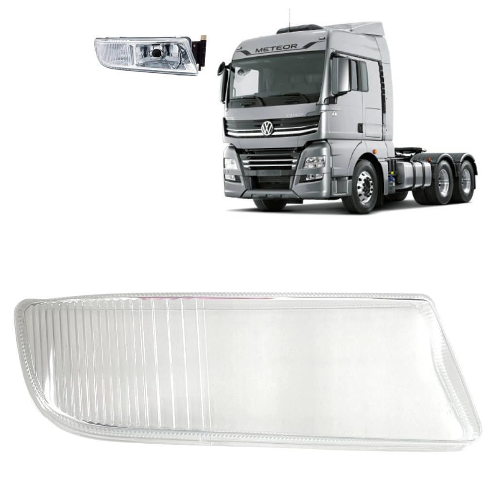 Lente Farol Auxiliar VW Meteor Lado Direito 