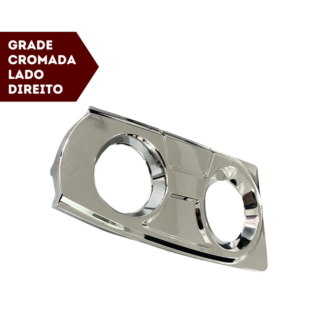 Moldura Farol Auxiliar Para Iveco Stralis Cromado LD Moldura Farol Auxiliar Para Iveco Stralis Cromado LD