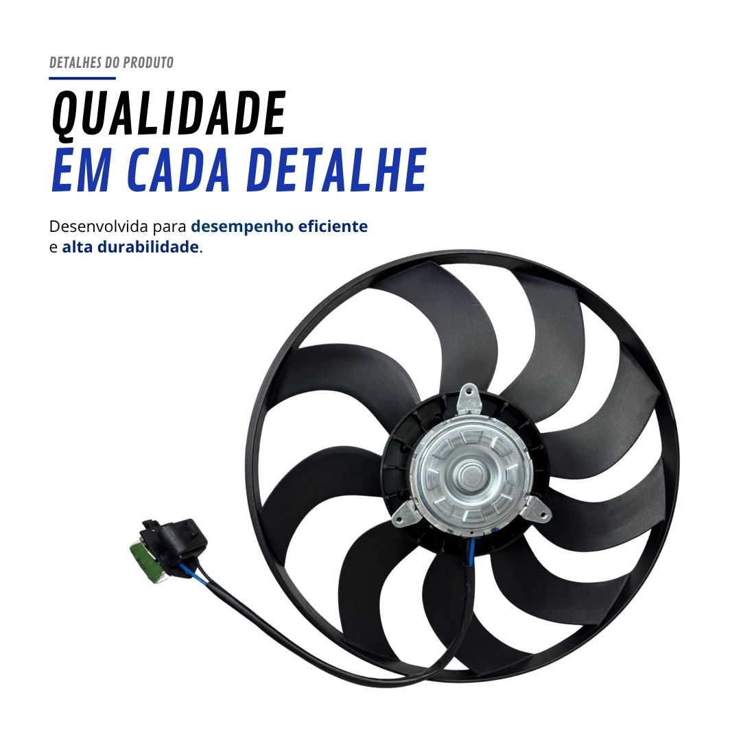 Ventoinha do Radiador Eletroventilador 12v Para Chevrolet Cobalt 1.4 Onix Prisma Spin Sonic Tracker 300W Gauss