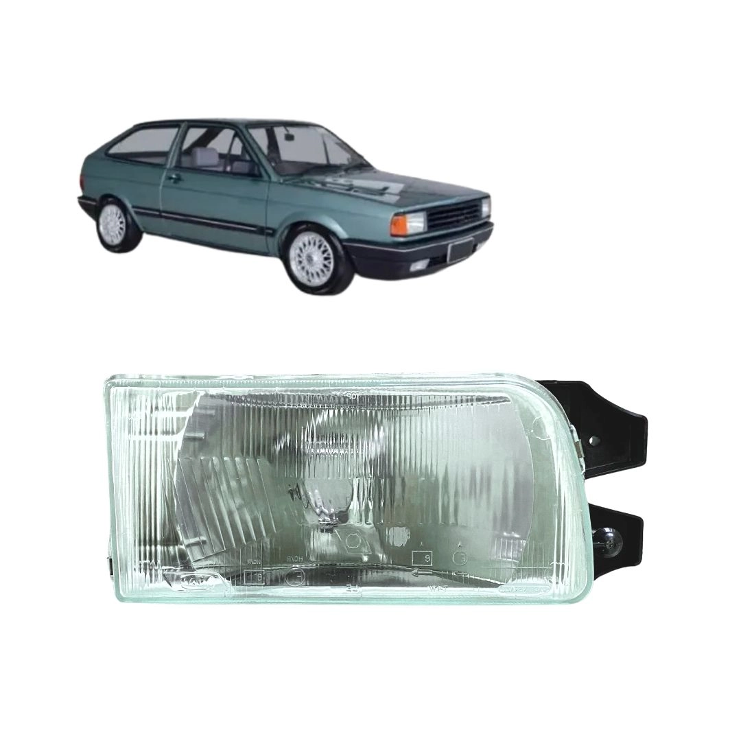 Farol Para VW Saveiro Parati Gol Quadrado Direito Farol Para VW Saveiro Parati Gol Quadrado Direito