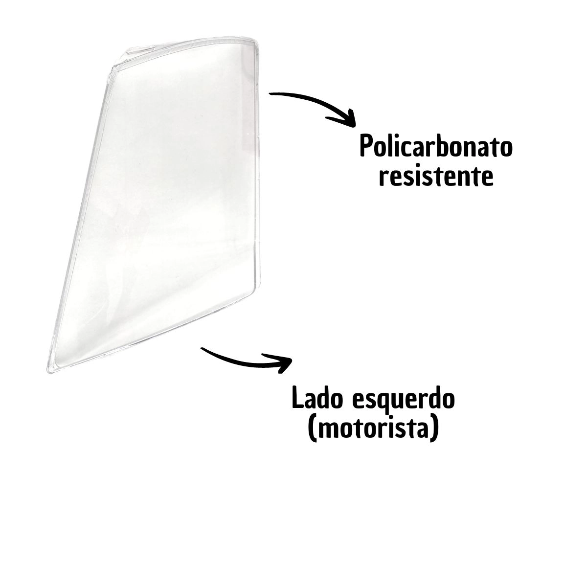 Lente para Farol Para Volvo FM FH FM16 FH16 Esquerdo