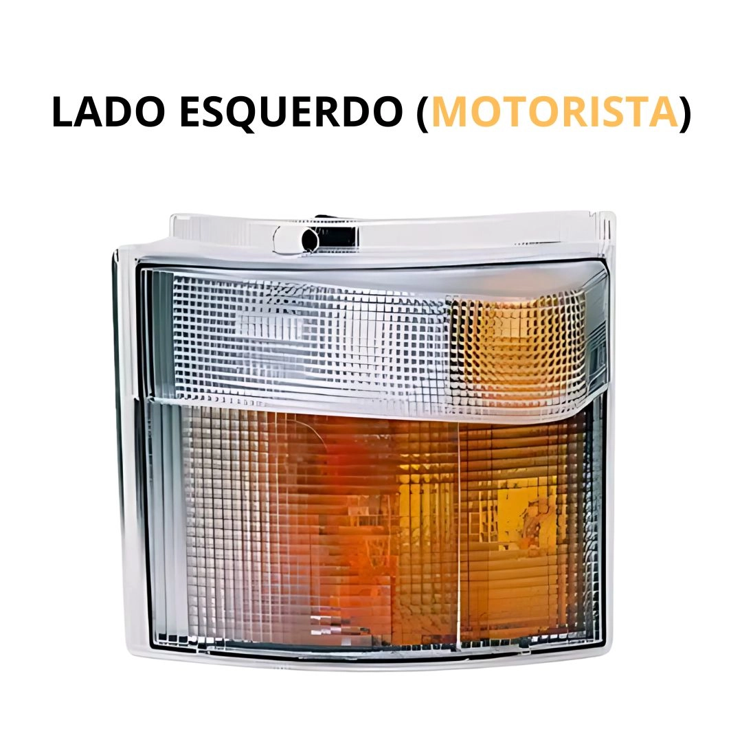 Lanterna Pisca Seta Lado Esquerdo 24v Para Scania Série 4 PGRT 1998 a 2007 Scania Série 5 PGR 2008 a 2010