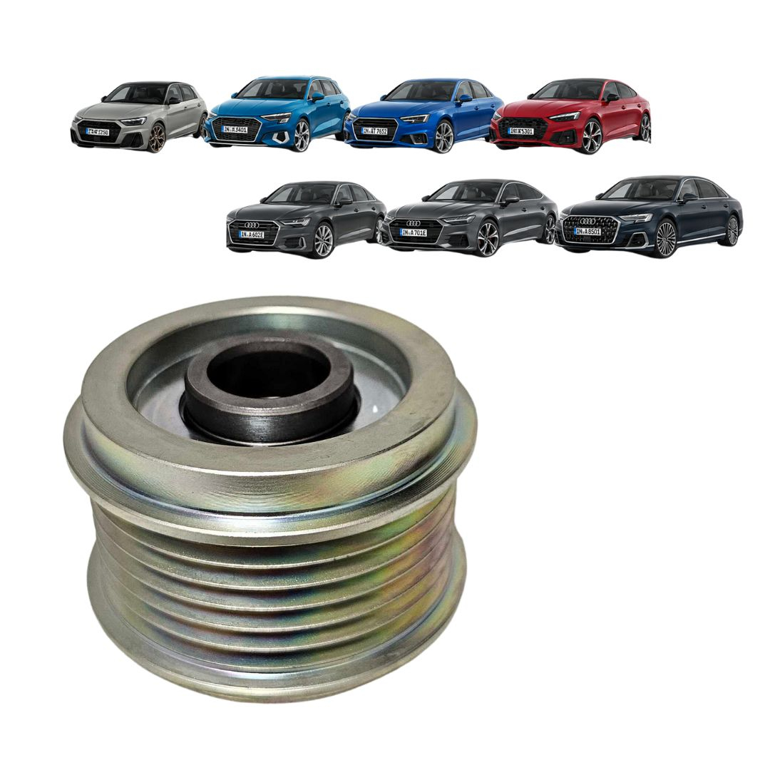 Polia Alternador Para Audi A1 A3 A4 A5 A6 A7 A8 Q2 Q3 Q5 Q6 Q7 Q8 TT Porsche Macan Vw Amarok Golf Jetta Passat Polo Tiguan Polia Alternador Para Audi A1 A3 A4 A5 A6 A7 A8 Q2 Q3 Q5 Q6 Q7 Q8 TT Porsche Macan Vw Amarok Golf Jetta Passat Polo Tiguan