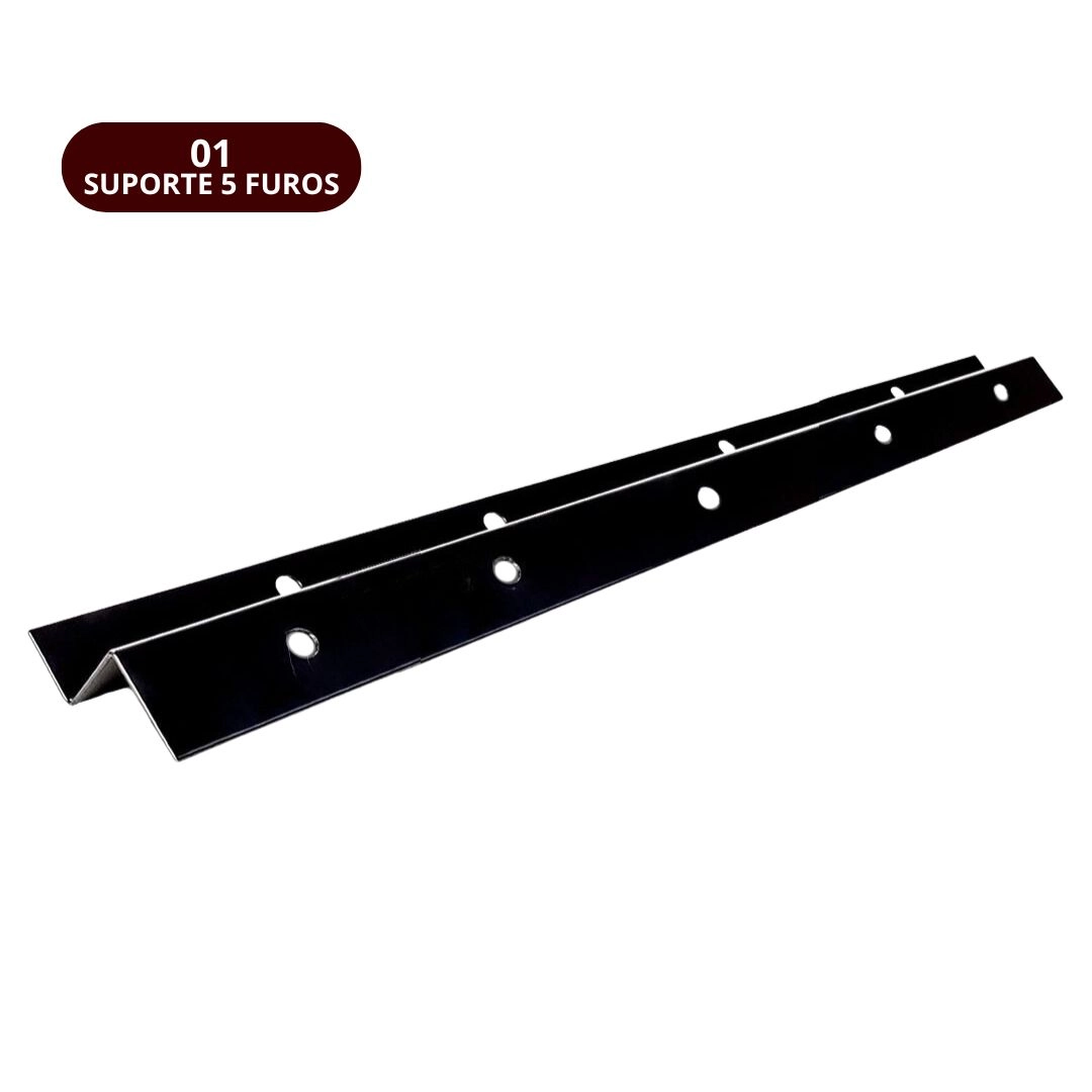 Kit 5 Lanterna Bojuda Foguinho LED Cromada Vermelha Suporte Kit 5 Lanterna Bojuda Foguinho LED Cromada Vermelha Suporte