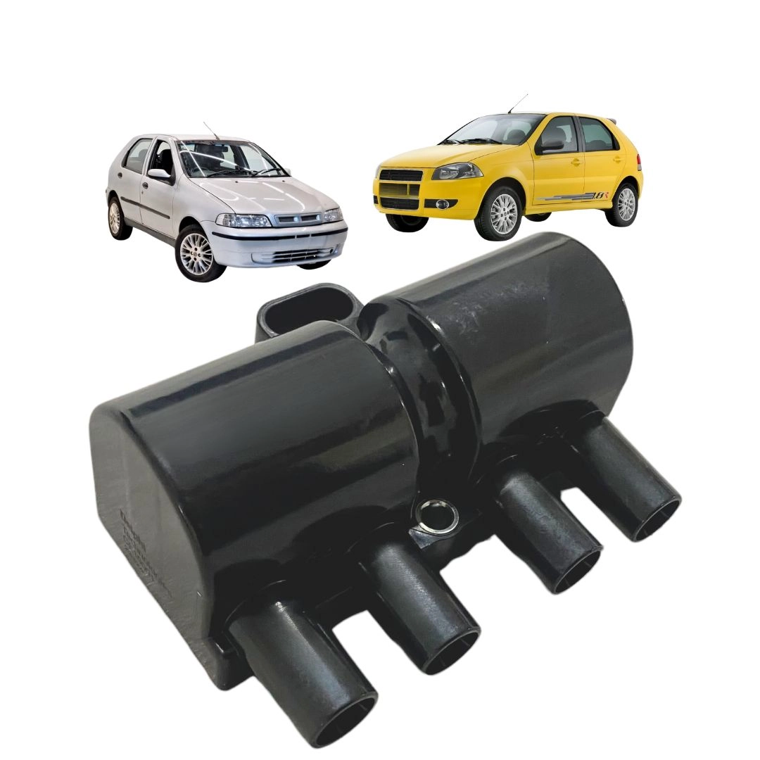 Bobina Ignição Para Palio 1.8 2003 a 2010 3 Pinos Delphi