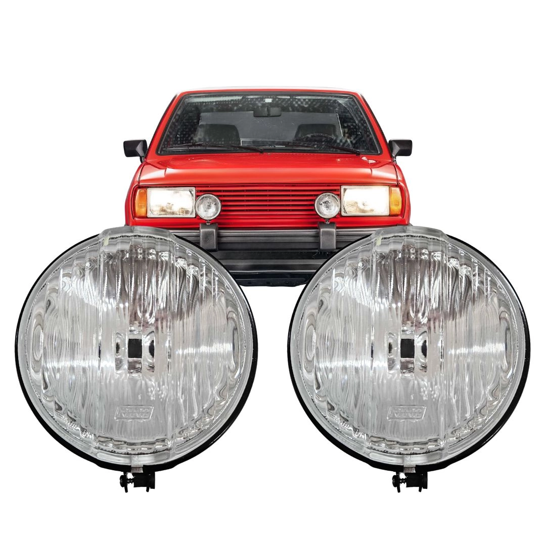 Par Farol Auxiliar Para Saveiro Quadrado GT GTS Até 97 Vidro