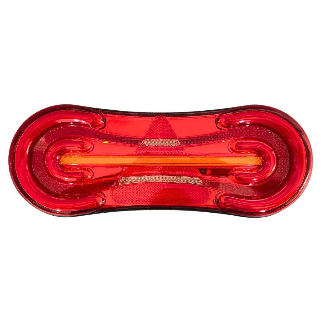 Lanterna Traseira 24v Lado Esquerdo Full LED Para Carreta Facchini Após 2019 IVAL 3081
