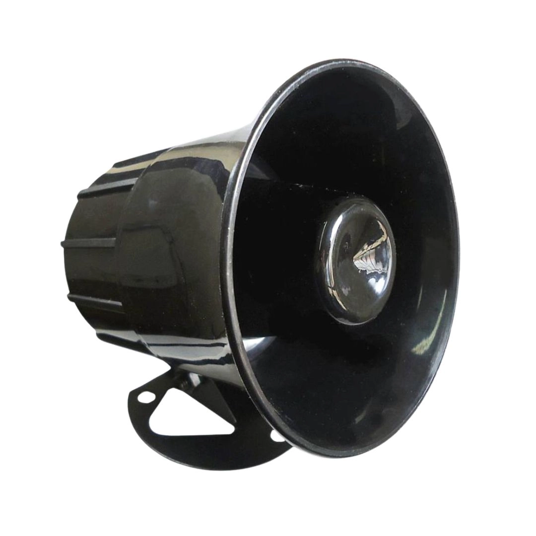 Sirene Alarme Residencial Automotivo Geral 12V 120dB 2 Tons