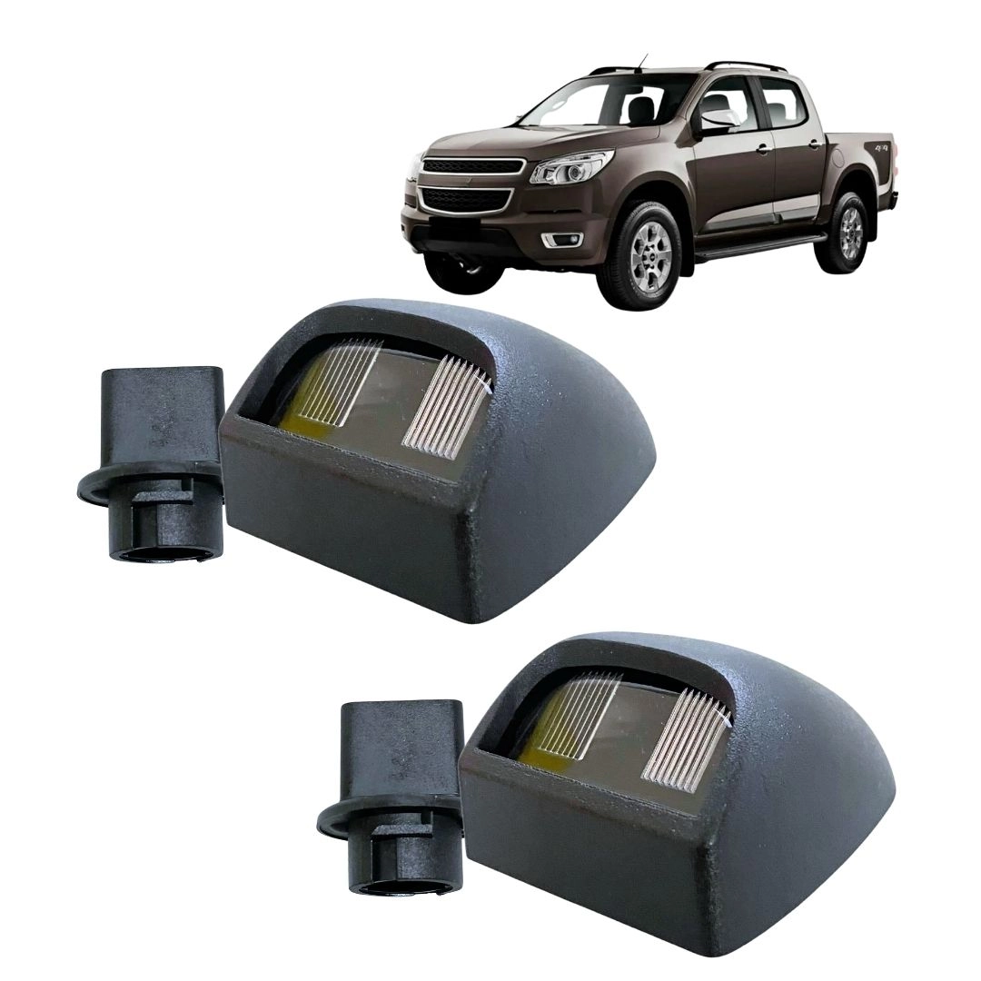 Par Lanterna Luz de Placa Para GM Chevrolet S10 Após 2013