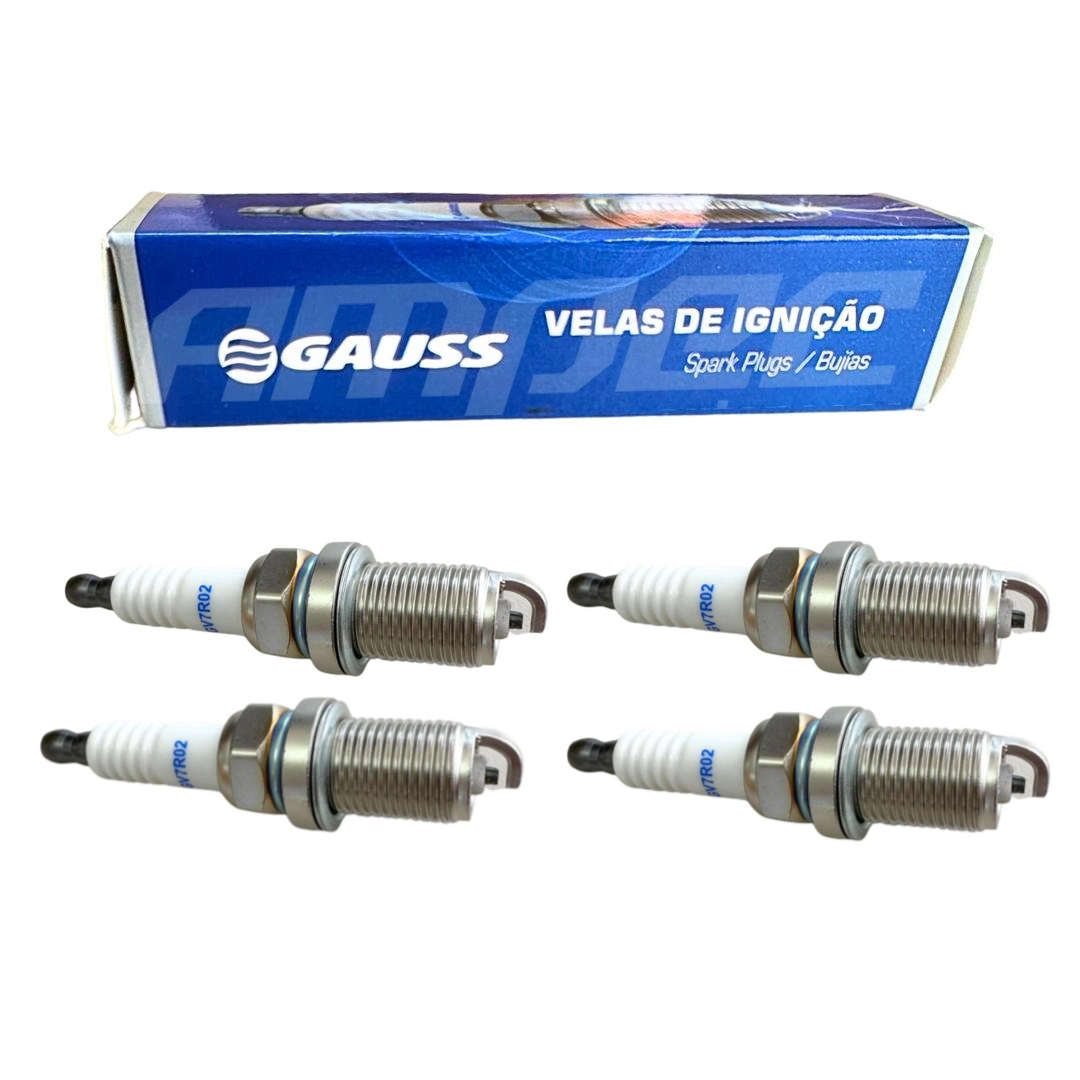 Kit Jogo 4 Velas Ignição VW 1.0 1.6 Gol Fox Parati Saveiro
