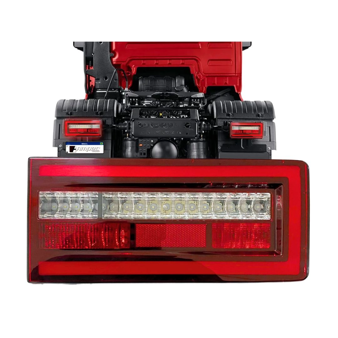 Lanterna Traseira LED 24V VW Novo Constellation Meteor LD