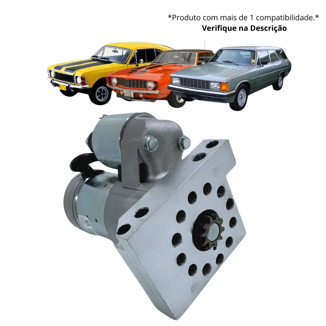 Motor de Partida 12v 10 Dentes 1.4 KW Para Opala 69 a 92 Caravan 4/6c Camaro Corvette 6/8c S114823S Motor de Partida 12v 10 Dentes 1.4 KW Para Opala 69 a 92 Caravan 4/6c Camaro Corvette 6/8c S114823S