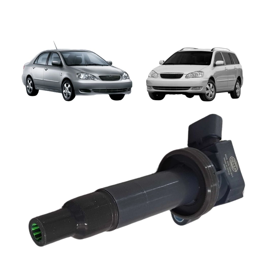 Bobina de Ignição Para Corolla 1.6 1.8 2002 a 2010 Hella Bobina de Ignição Para Corolla 1.6 1.8 2002 a 2010 Hella