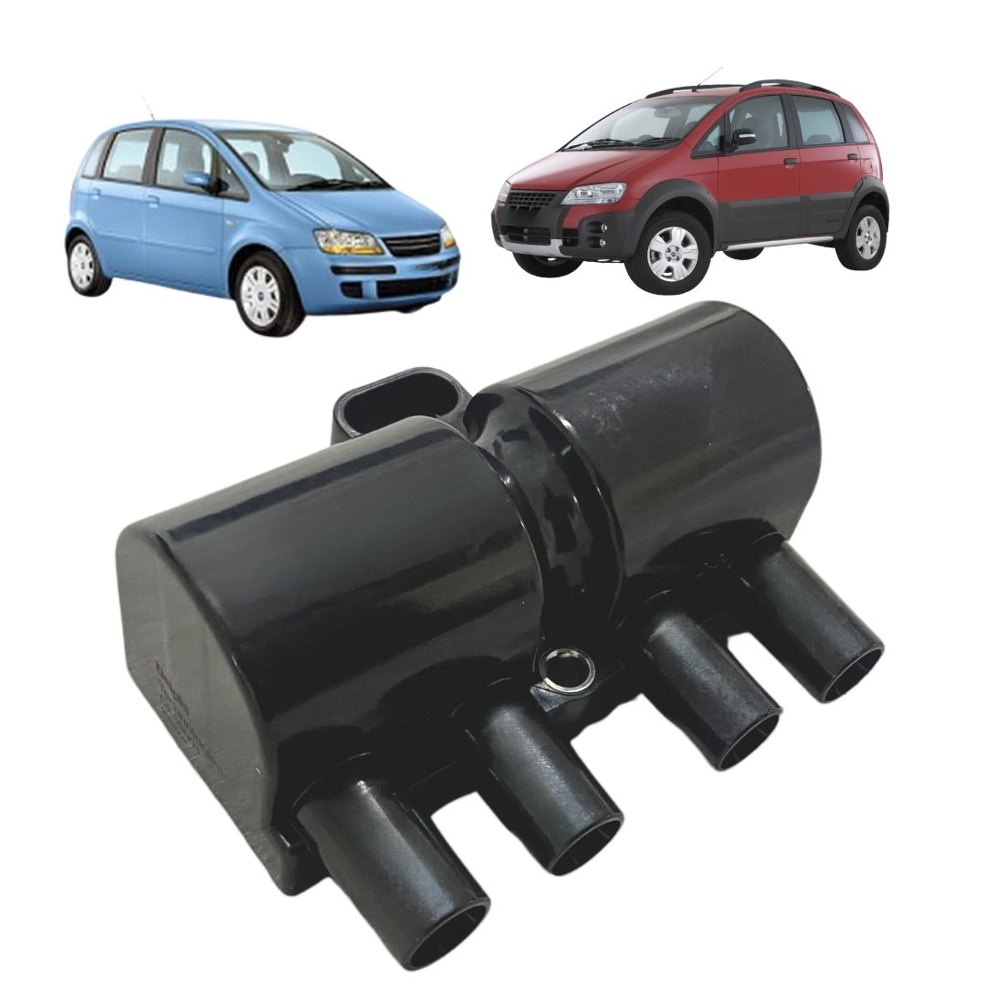 Bobina Ignição Para Idea 1.8 2005 a 2011 3 Pinos Delphi