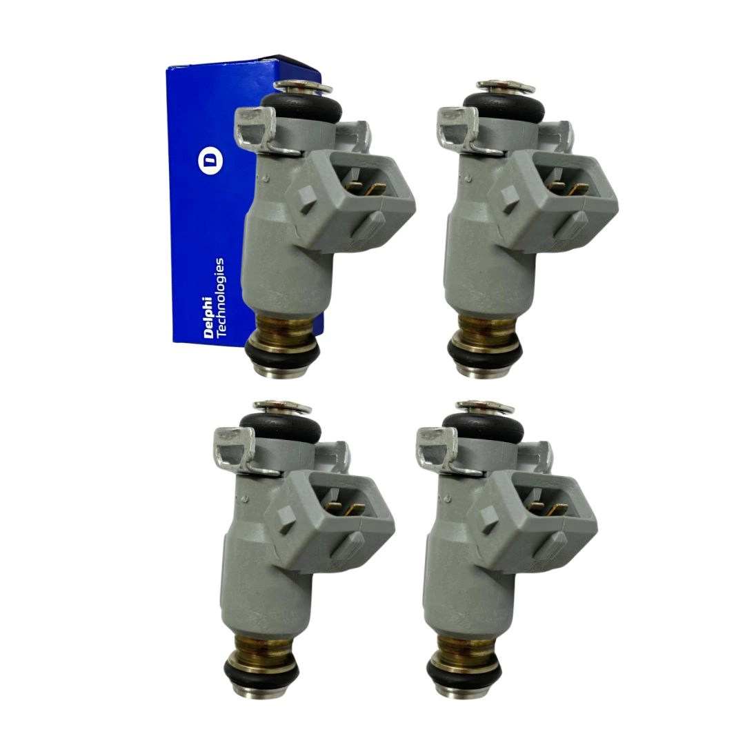 Kit 4 Bico Injetor Para Prisma 1.4 2006 a 2008 Delphi