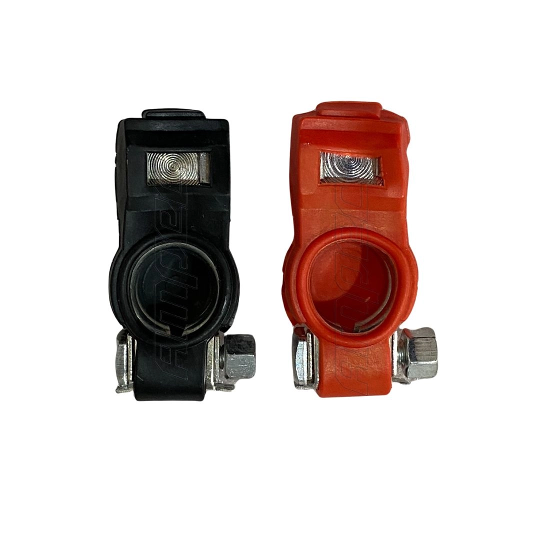 Kit 2 Terminal Bateria Automotiva Isolador Cabo 10/25mm Kit 2 Terminal Bateria Automotiva Isolador Cabo 10/25mm