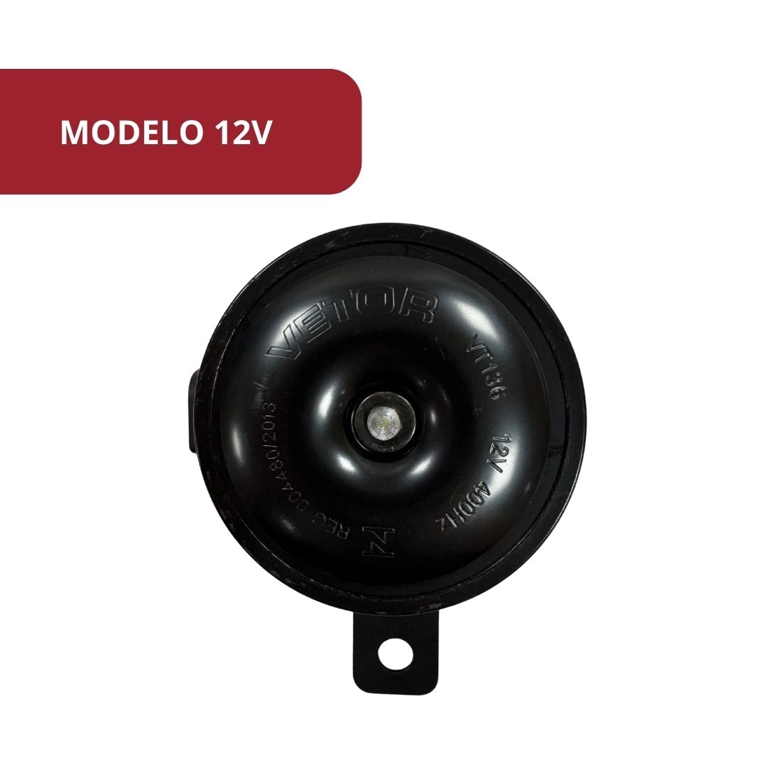 Buzina Bi-Bi Bibi 12v 2 Vias Para Volkswagem Gol Spacefox Após 2012 Up Após 2014 Vetor 1SB951107