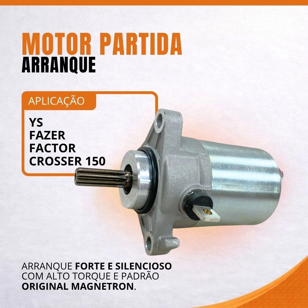 Motor de Partida Arranque 9 Dentes 12v Para Yamaha Ys Fazer Factor XTZ Crosser 150 YBR FZ15 NMAX 160 90205850 Magnetron Motor de Partida Arranque 9 Dentes 12v Para Yamaha Ys Fazer Factor XTZ Crosser 150 YBR FZ15 NMAX 160 90205850 Magnetron