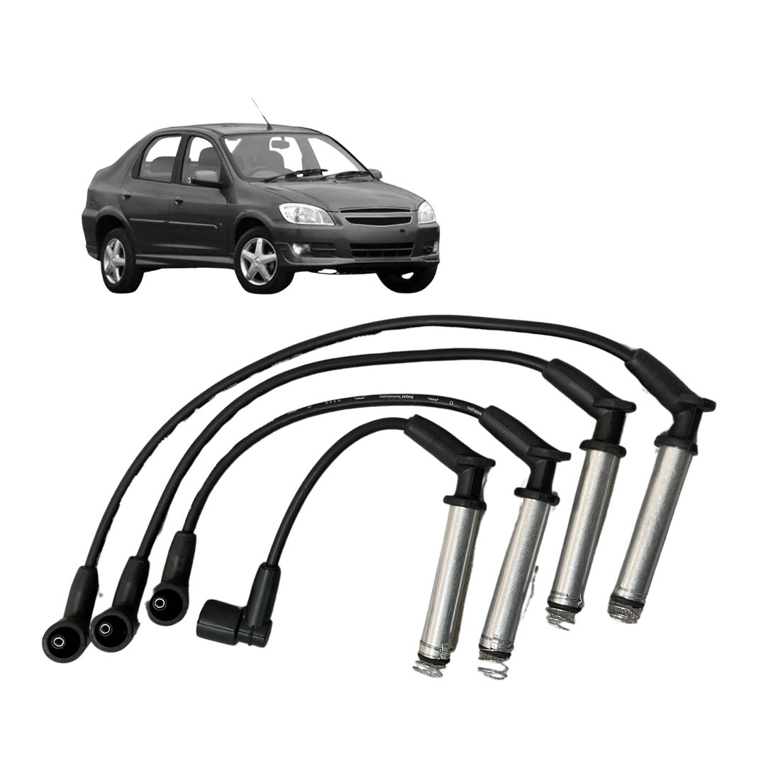 Jogo 4 Cabos De Ignição Para GM Prisma 1.0 1.4 93235772 Jogo 4 Cabos De Ignição Para GM Prisma 1.0 1.4 93235772