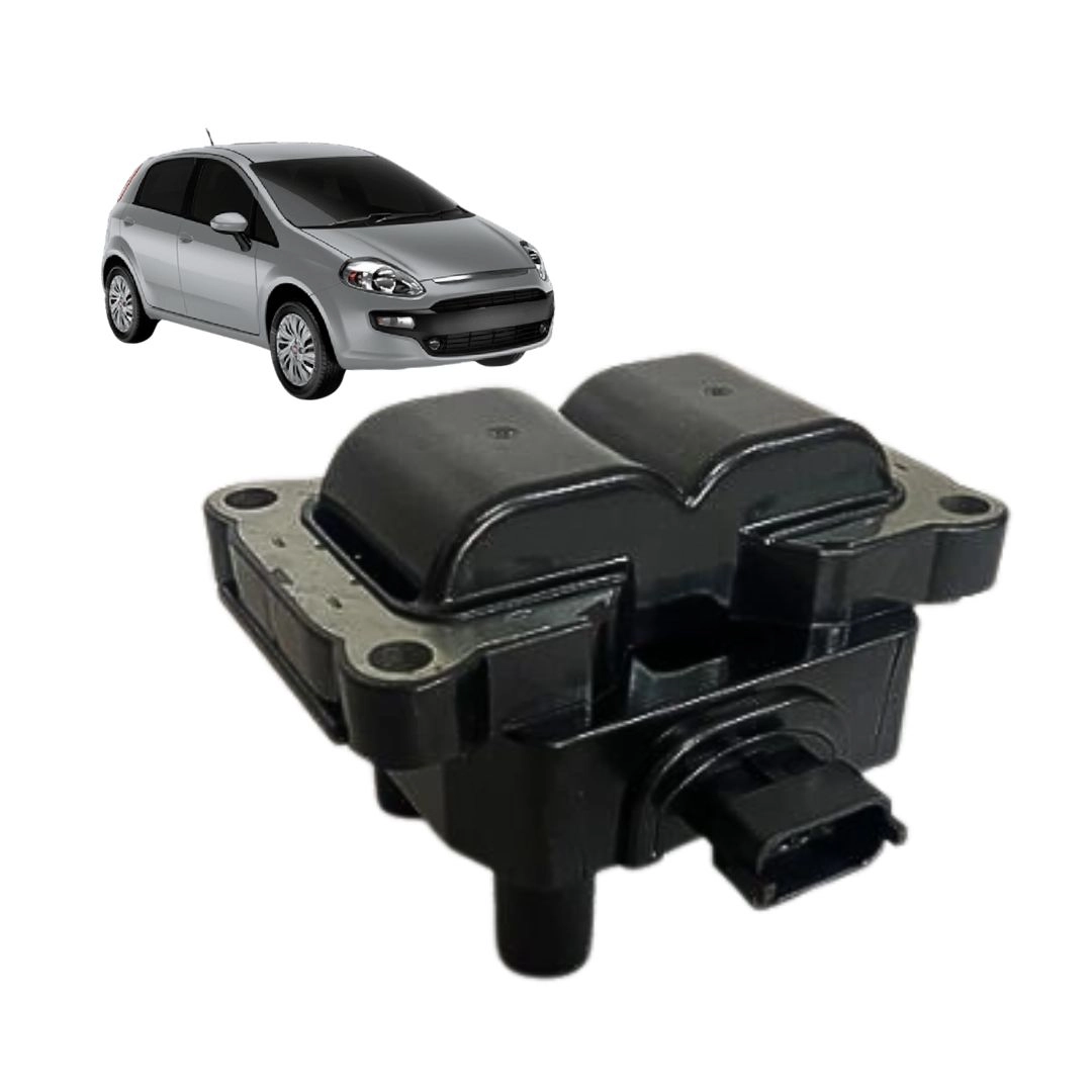 Bobina Ignição 3 Vias Para Fiat Palio Doblo Fiorino Idea Punto Siena Uno Hella F000ZS0207
