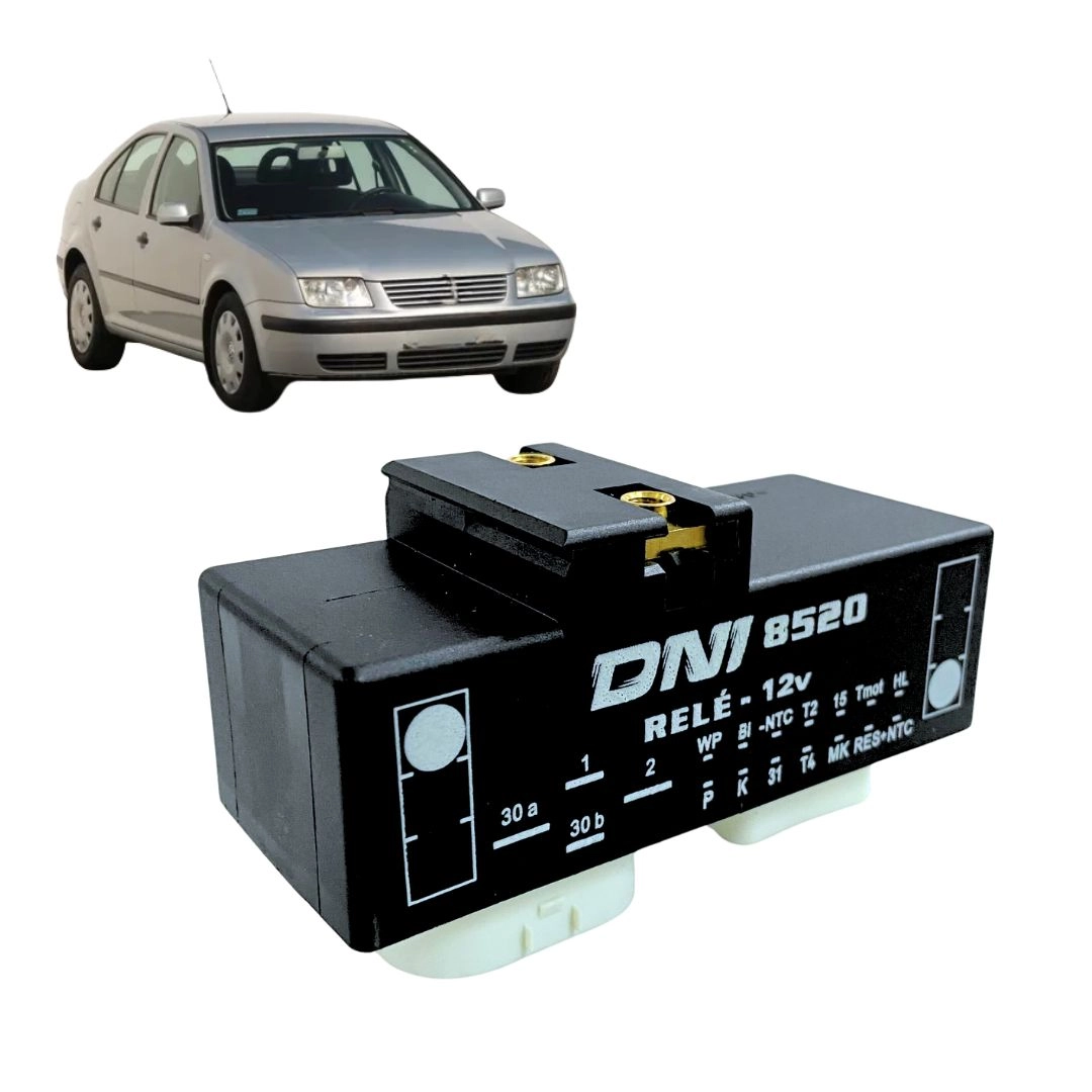 Modulo Rele Ventoinha Ar Condicionado Para Bora Após 2000 1J0919506K DNI8520 18 Terminais