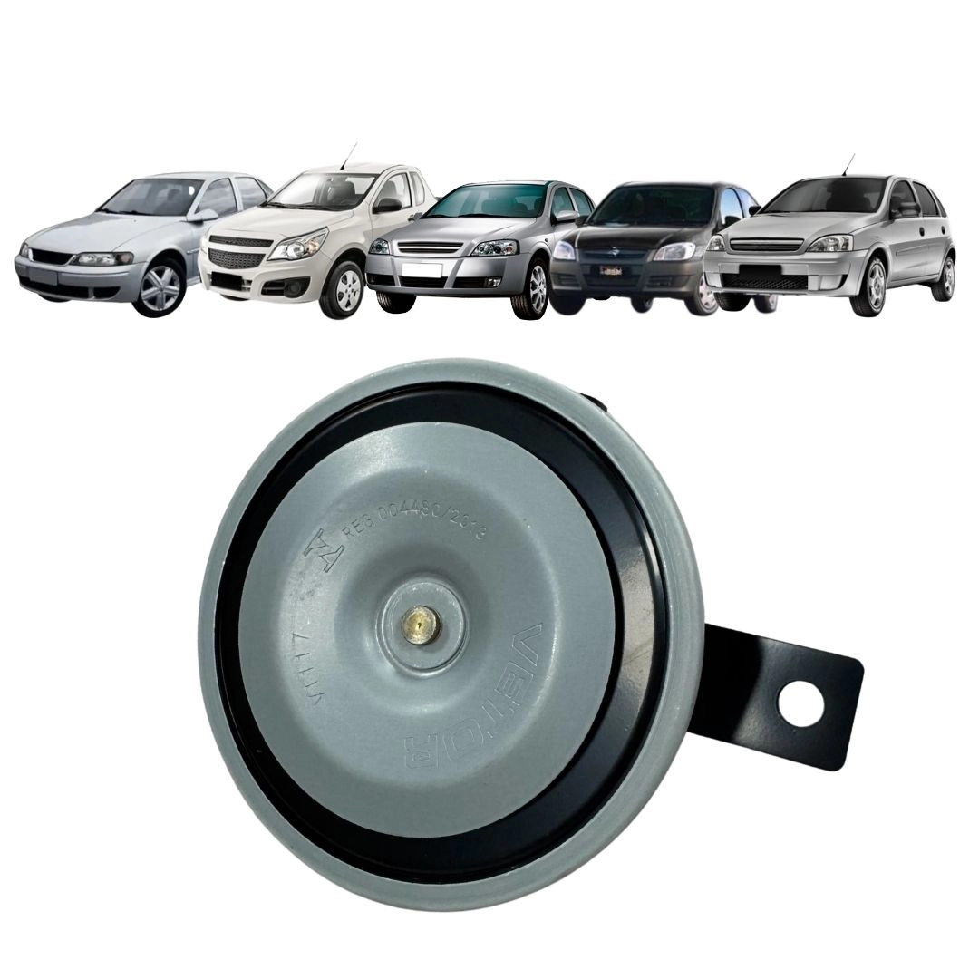 Buzina Bi-Bi Bibi 12v 2 Vias Para Chevrolet Astra Celta Corsa Vectra Montana Vetor 90484219