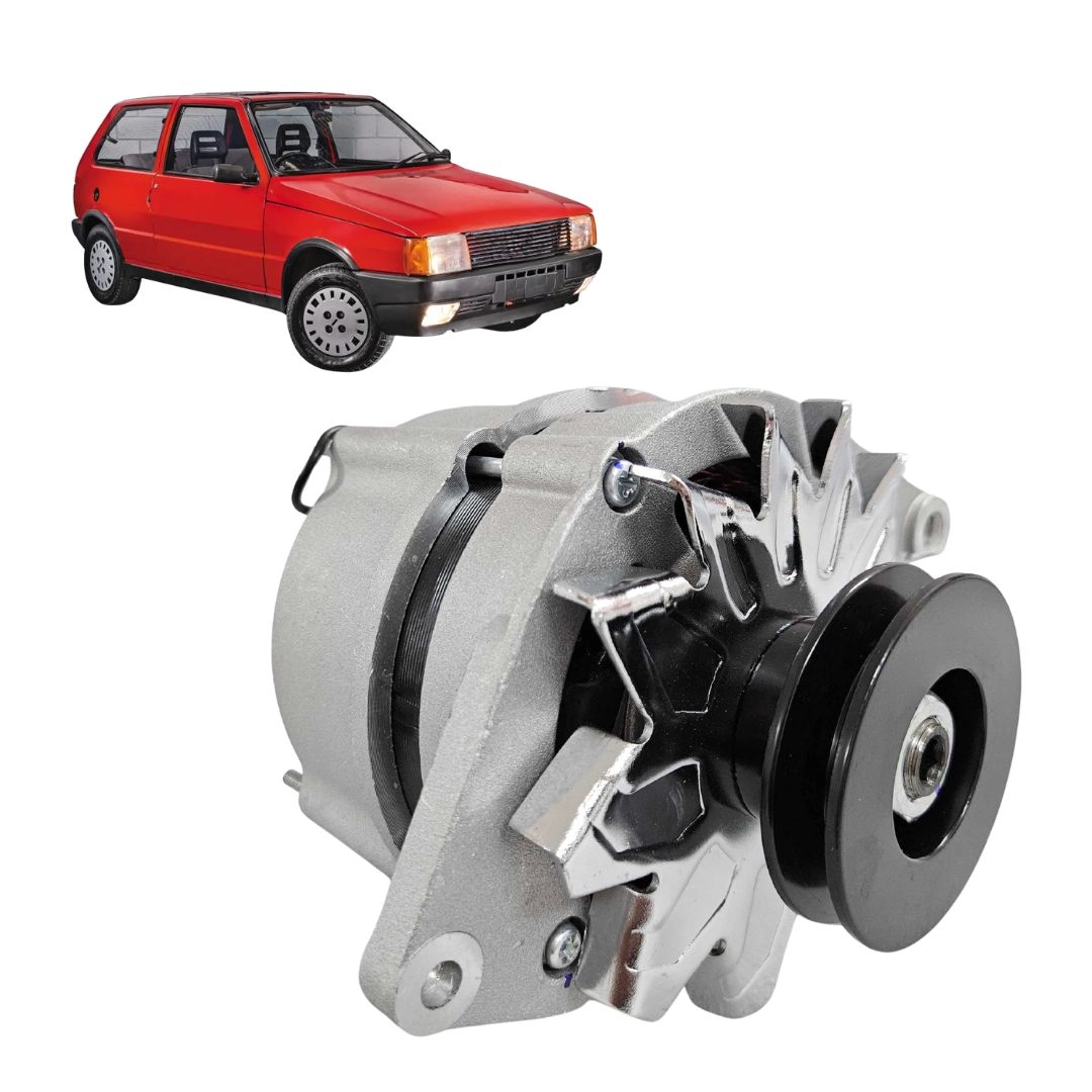 Alternador 45a 12v Para Fiat Uno Motor 127 1984 a 1991 ZEN