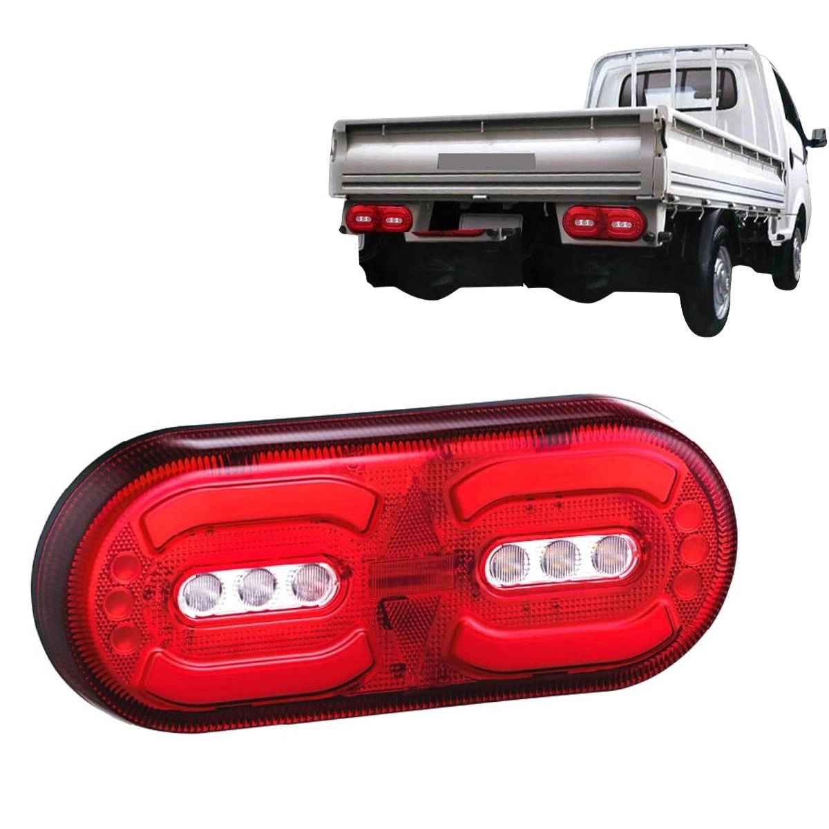 Lanterna Traseira Carreta Randon LED Implementos 12v Lanterna Traseira Carreta Randon LED Implementos 12v