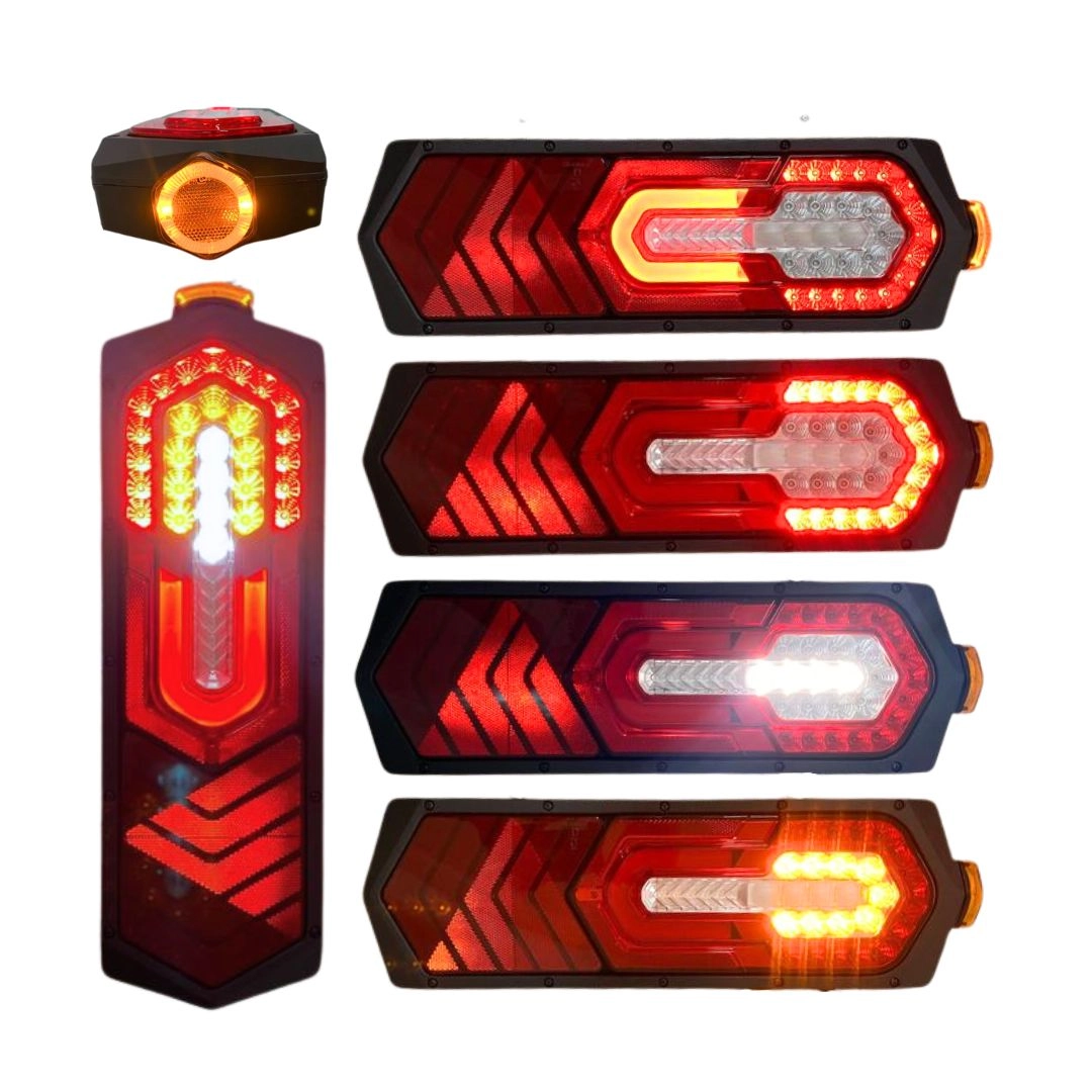 Conjunto Lanterna Traseira Turn Led Multifunção 24V LD Conjunto Lanterna Traseira Turn Led Multifunção 24V LD