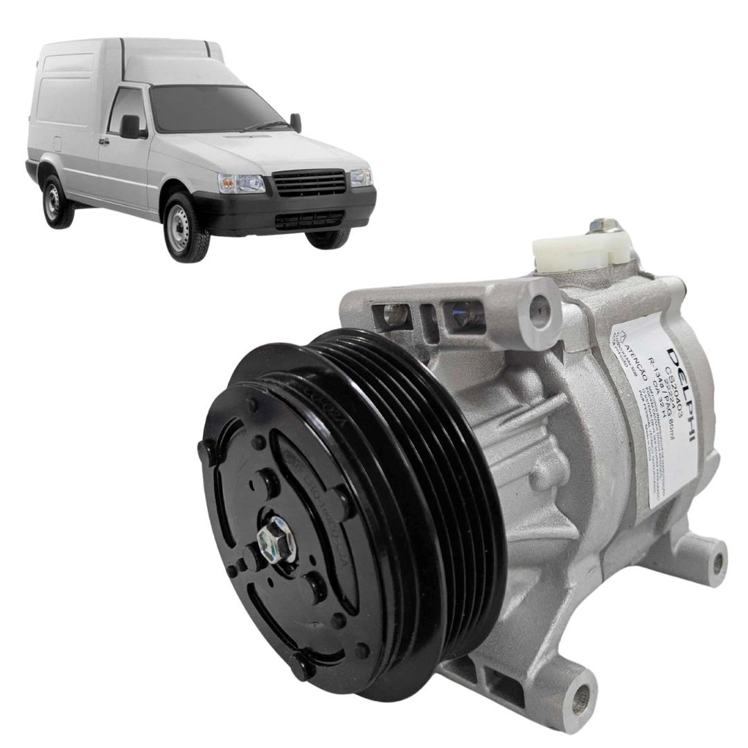 Compressor Ar Condicionado Para Fiat Fiorino 1.3 2004 a 2006