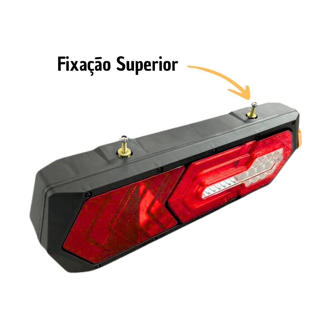 Conjunto Lanterna Traseira Turn Led Multifunção Bivolt LD Conjunto Lanterna Traseira Turn Led Multifunção Bivolt LD