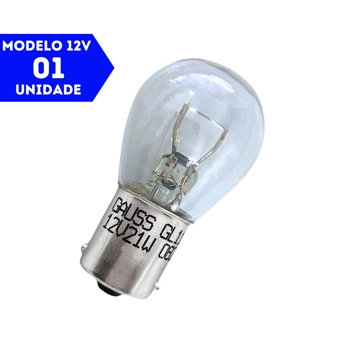 Lâmpada 1 polo 12v 21w GL1141 Lâmpada 1 polo 12v 21w GL1141