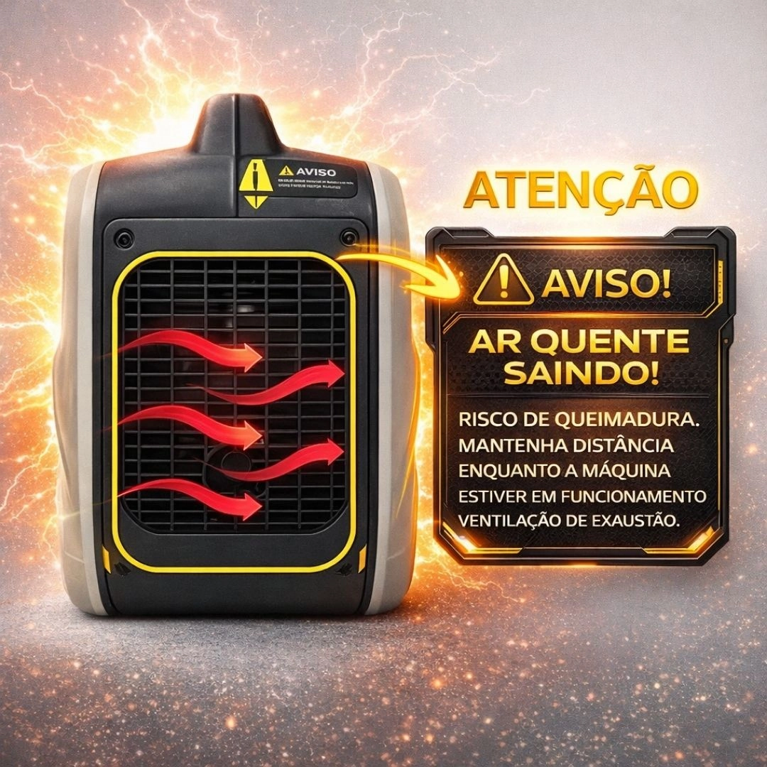Gerador De Energia 24v Automotivo Inteligente Para Caminhão Motorhome 2000W 7 Litros