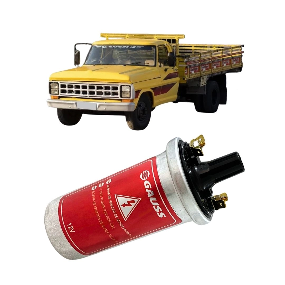 Bobina Ignição 12v Para Ford F400 1975 a 1977 542905115