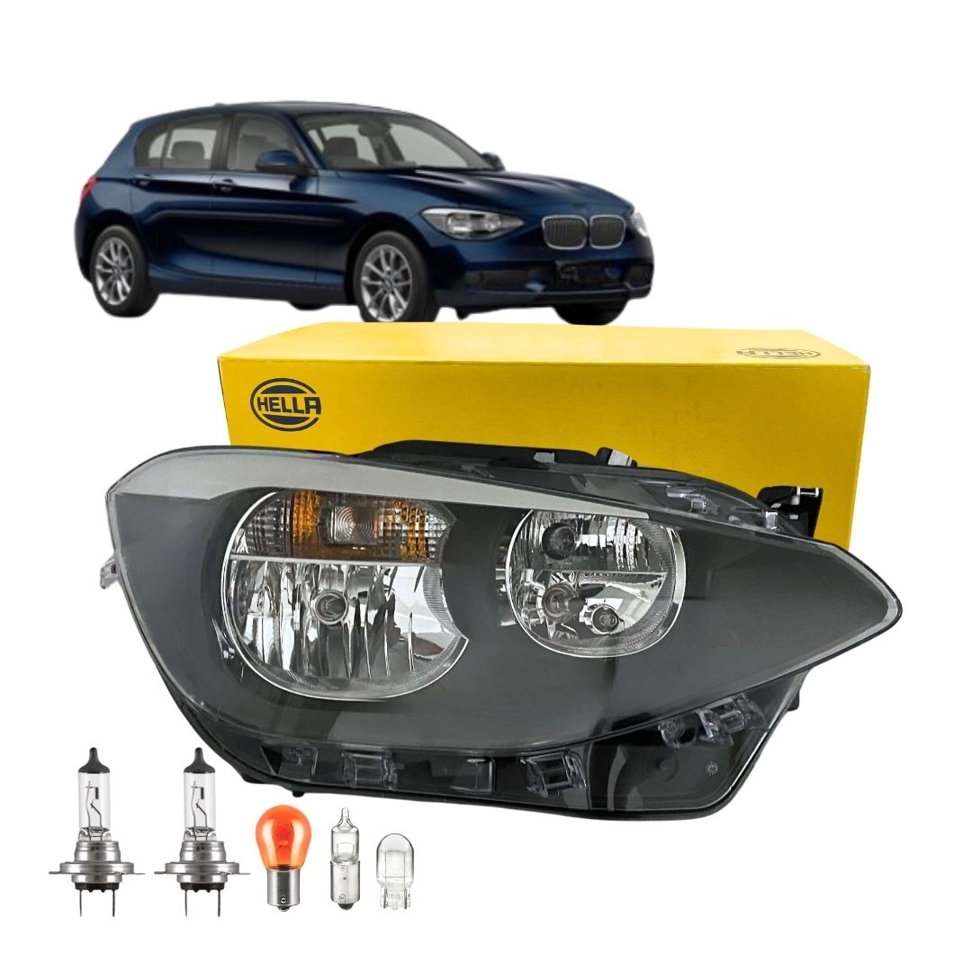 Farol Para BMW F20 F21 2011 a 2019 Lado Direito Hella