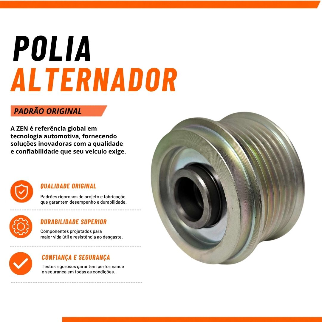 Polia Alternador Para Audi A1 A3 A4 A5 A6 A7 A8 Q2 Q3 Q5 Q6 Q7 Q8 TT Porsche Macan Vw Amarok Golf Jetta Passat Polo Tiguan Polia Alternador Para Audi A1 A3 A4 A5 A6 A7 A8 Q2 Q3 Q5 Q6 Q7 Q8 TT Porsche Macan Vw Amarok Golf Jetta Passat Polo Tiguan
