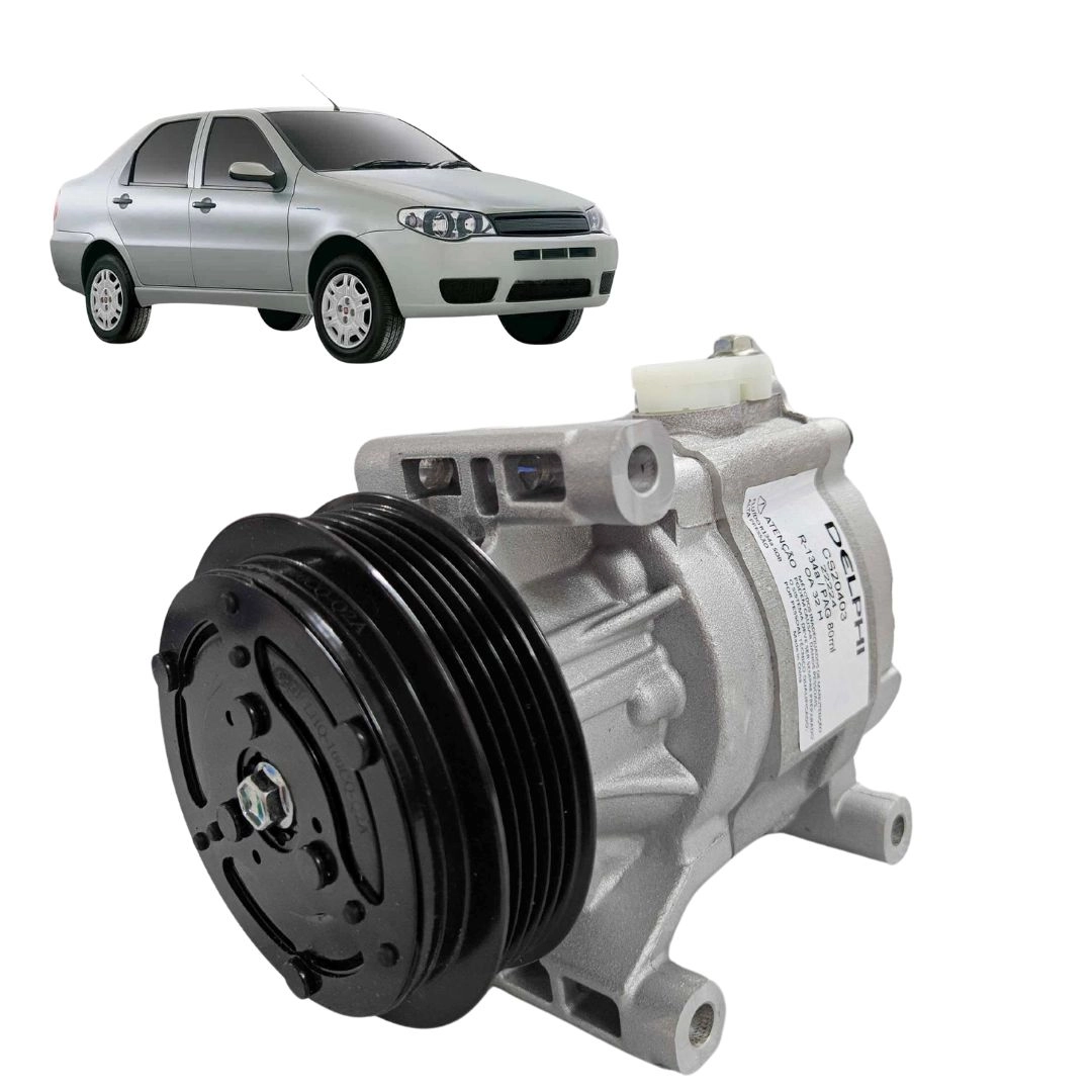 Compressor Ar Condicionado Para Fiat Siena 1.0 2004 a 2010