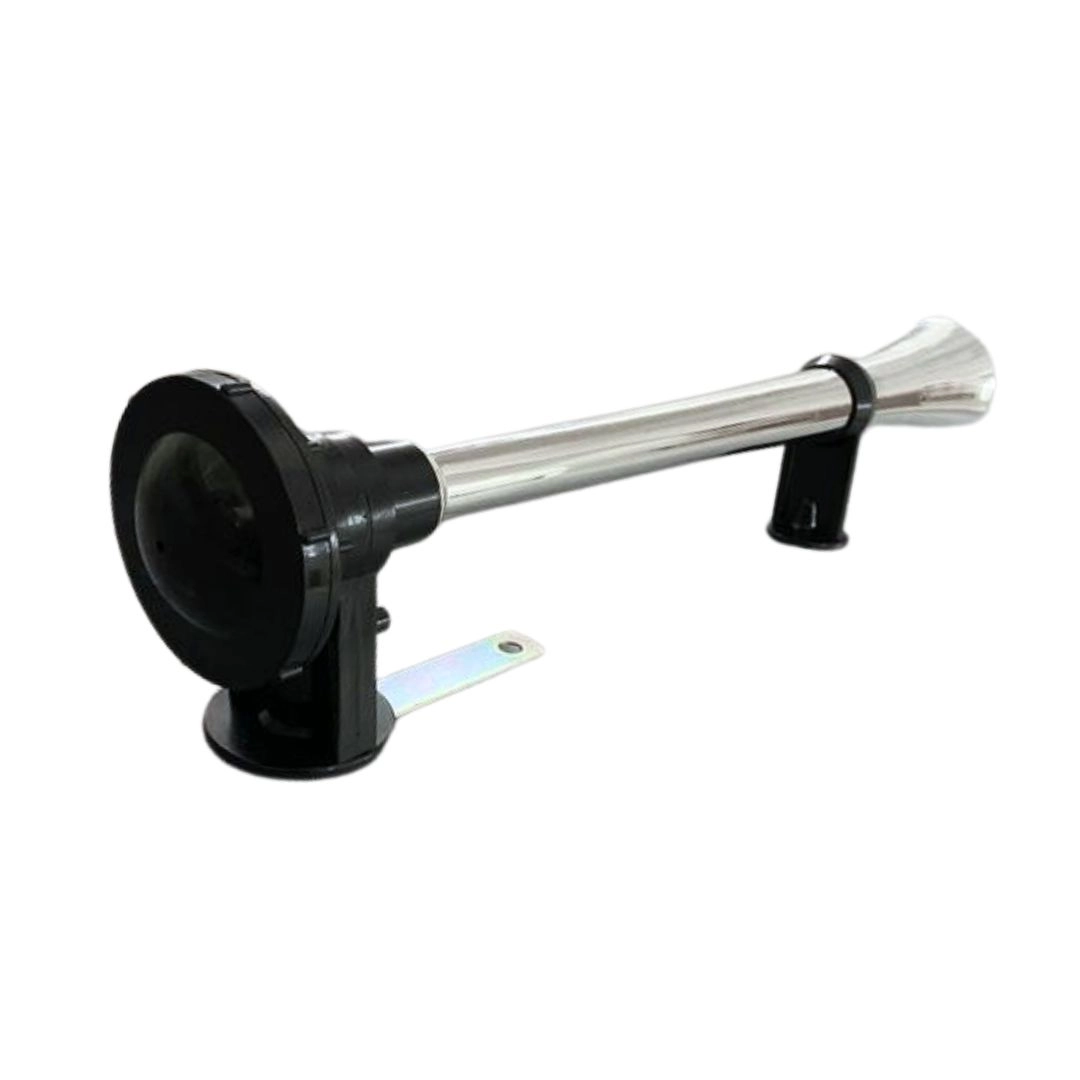 Buzina Caminhão Marítima Navio Cromada 49cm 12V C/Compressor