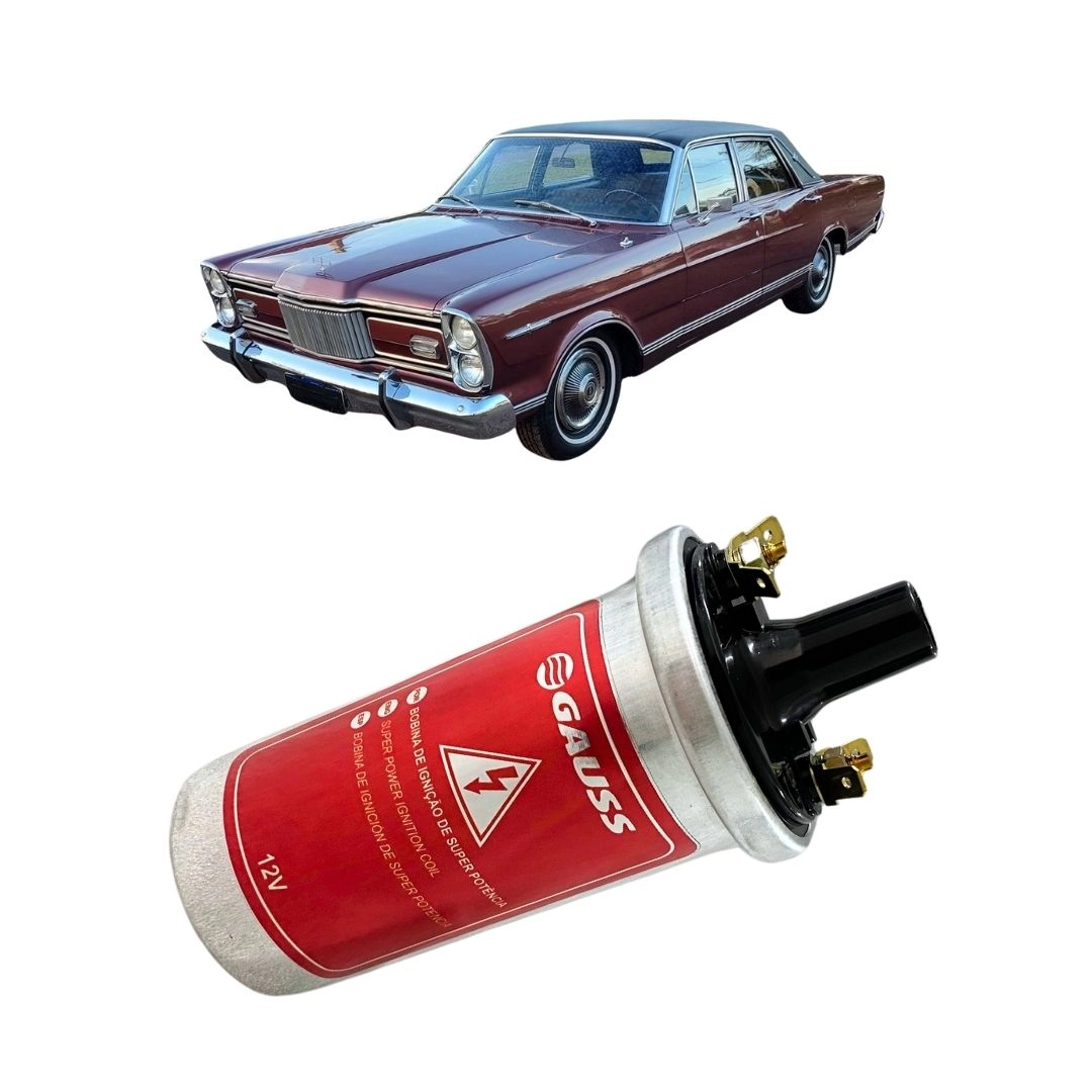 Bobina Ignição 12v Para Galaxie LTD 1969 a 1975 542905115 Bobina Ignição 12v Para Galaxie LTD 1969 a 1975 542905115