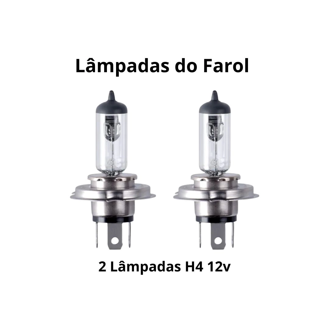 Par Farol Para Gol Parati Quadrado 87 a 90 Vidro Menor Curto Par Farol Para Gol Parati Quadrado 87 a 90 Vidro Menor Curto