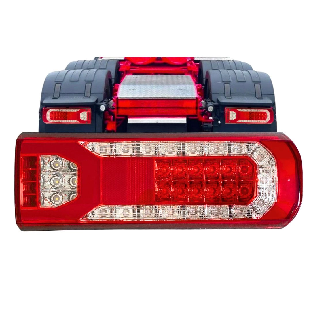Lanterna Traseira LED 24V Para Caminhão Mercedes-Benz Axor Actros Lado Direito