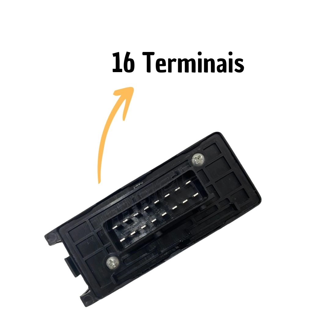 Rele Comando Pisca Compatível Scania 24V 16 Terminais Rele Comando Pisca Compatível Scania 24V 16 Terminais