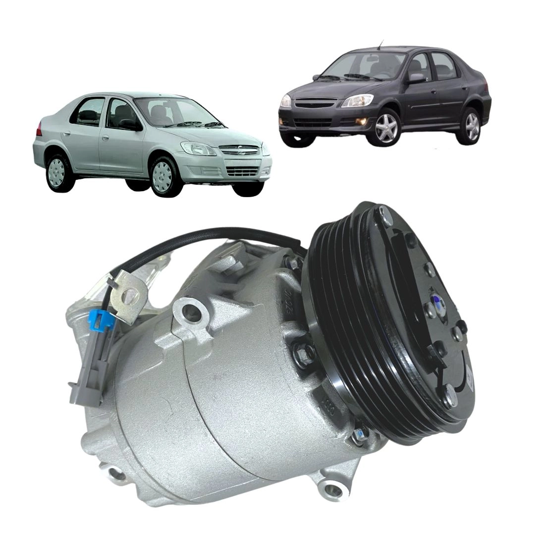 Compressor Ar Condicionado Para Prisma 1.0 1.4 2009 a 2013