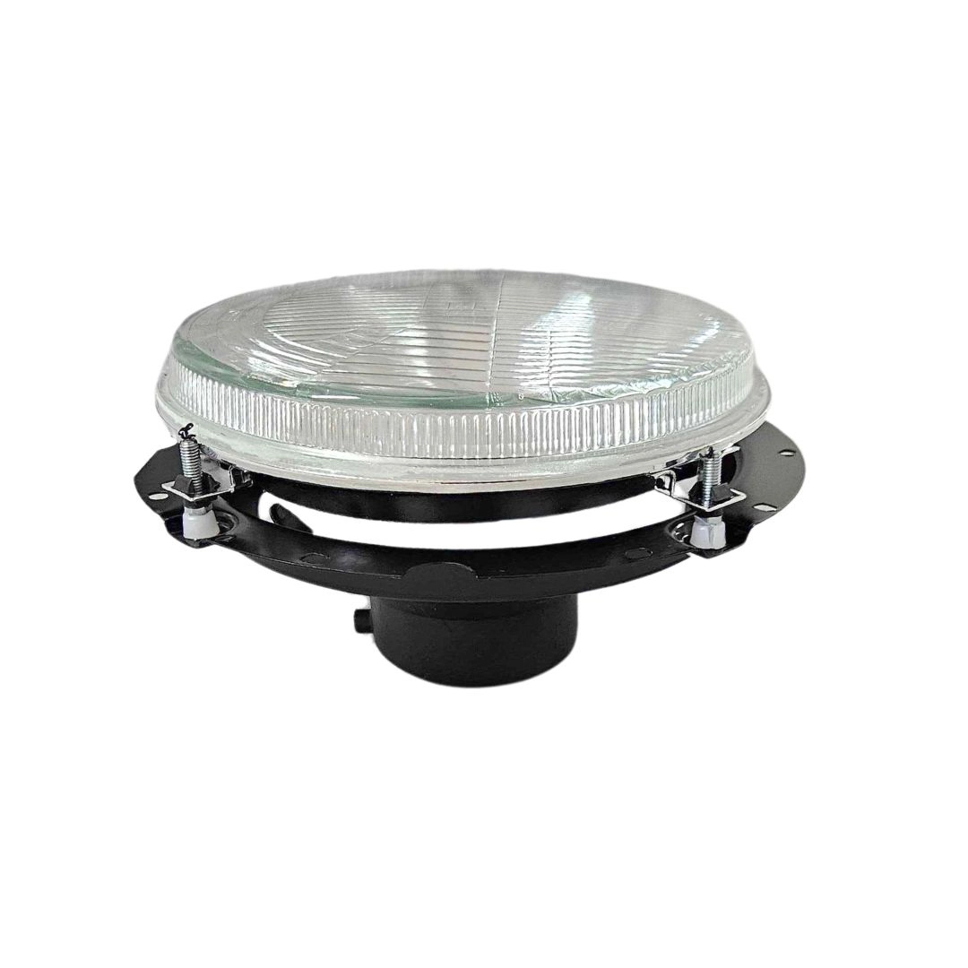 Farol Para Fusca 1976 a 1996 Com Aro e Lente Vidro Farol Para Fusca 1976 a 1996 Com Aro e Lente Vidro
